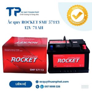 Ắc quy ROCKET SMF DIN57113 12V-71AH