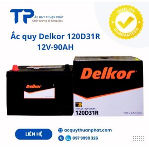 Ắc quy Delkor 120D31L 12V-90AH