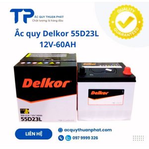 Ắc quy Delkor 55D23L 12V-60AH