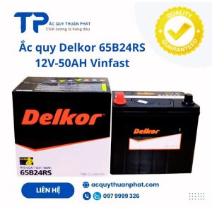 Ắc Delkor 65B24RS 12V-50AH