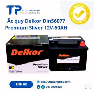 Ắc quy Delkor DIN56077 Silver 12V-60AH