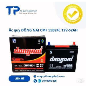 Ắc quy ĐỒNG NAI CMF 55B24L 12V-52AH