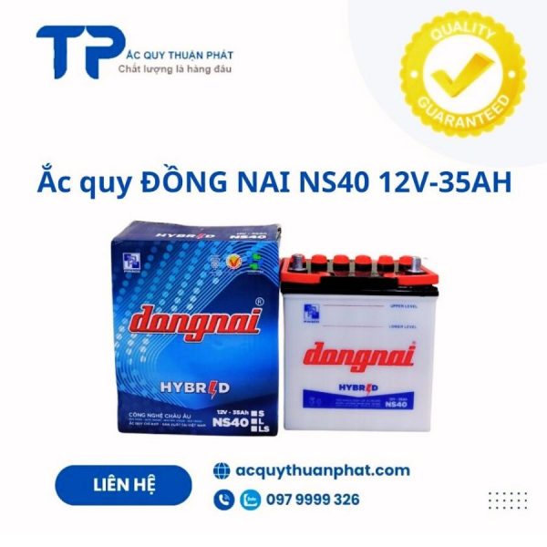 Ắc quy ĐỒNG NAI NS40L 12V-35AH