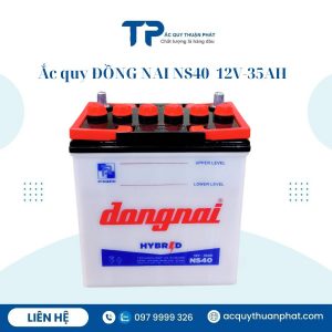 Ắc quy ĐỒNG NAI NS40L 12V-35AH chính hãng