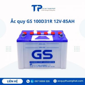 Ắc quy GS 100D31R 12V-85AH chính hãng