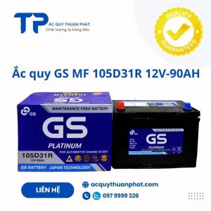 Ắc quy GS MF 105D31R 12V-90AH