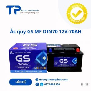 Ắc quy GS MF DIN70L 12V-70AH