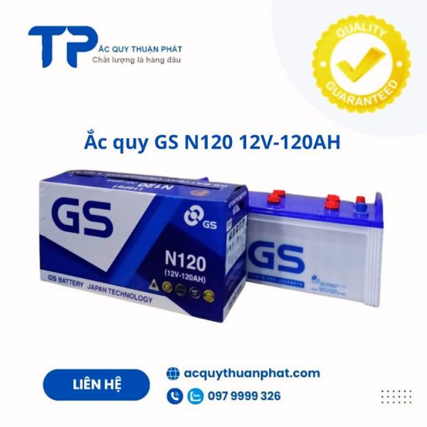 Ắc quy GS N120 12V-120AH