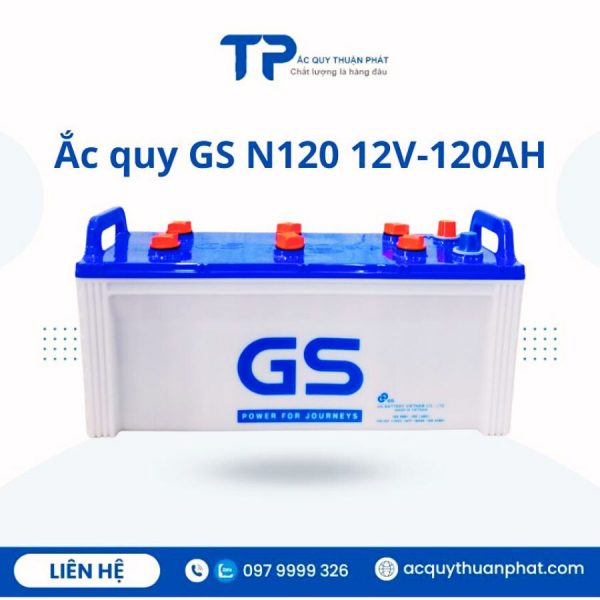 Ắc quy GS N120 12V-120AH chính hãng