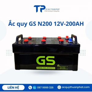 Ắc quy GS N200 12V-200AH chính hãng