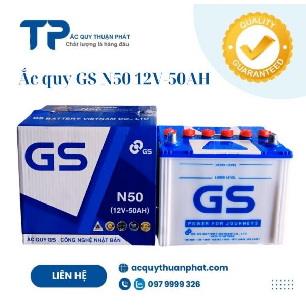 ẮC quy GS N50 12V-50AH