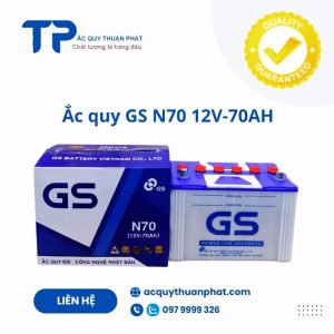 Ắc quy GS N70 12V-70AH