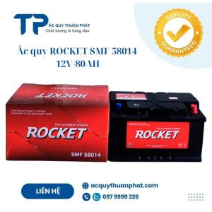 Ắc quy ROCKET SMF Din58014 12V-80AH