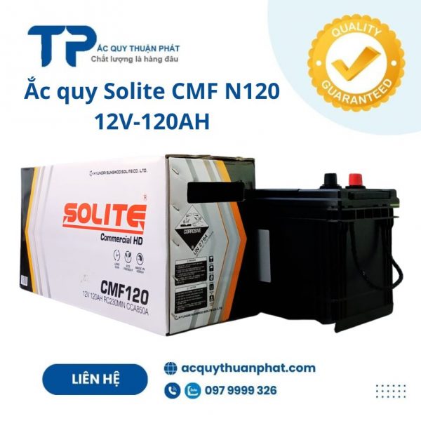 Ắc quy SOLITE CMF N120 12V-120AH