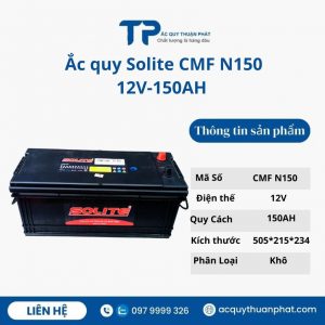 Ắc quy SOLITE CMF N150 12V-150AH miễn bảo dưỡng