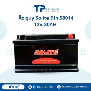 Ắc quy SOLITE Din58014 12V-80AH chính hãng