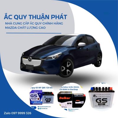 bình ắc quy giá tốt cho xe Mazda 2