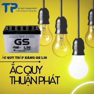 Ắc quy GS L30 chuyên dùng thắp sáng