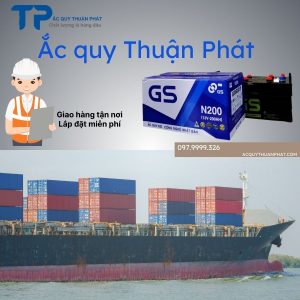 Ắc quy GS N200 chuyên dụng cho tàu thuyền