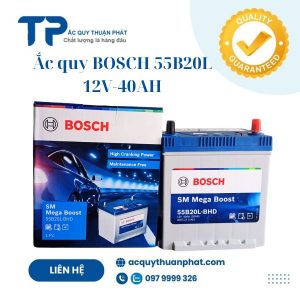 Ắc quy BOSCH 55B20L 12V-40AH