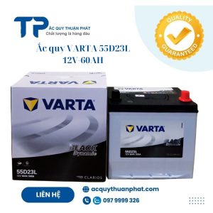 Ắc quy Varta 55D23L 12V-60AH;