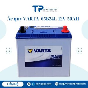 Ắc quy Varta 65B24L 12V-50AH chính hãng