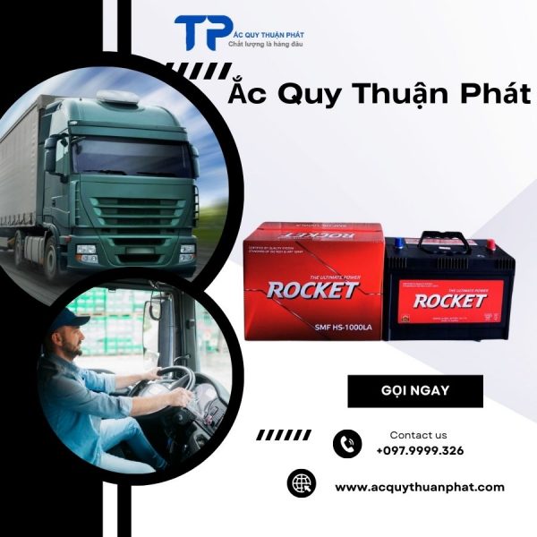 Đại lý ắc quy Rocket giá tốt tại Thủ Đức