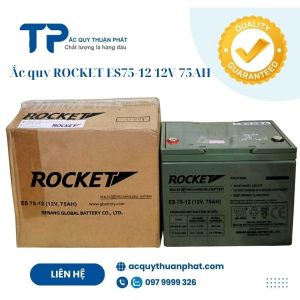 Ắc quy Rocket ES75-12 12V-75AH;