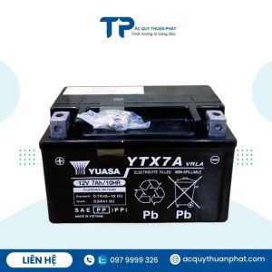 Ắc quy xe máy GS YTX7A 12V-7AH chính hãng