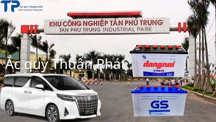 Đại lý ắc quy khu công nghiệp Tân Phú Trung;