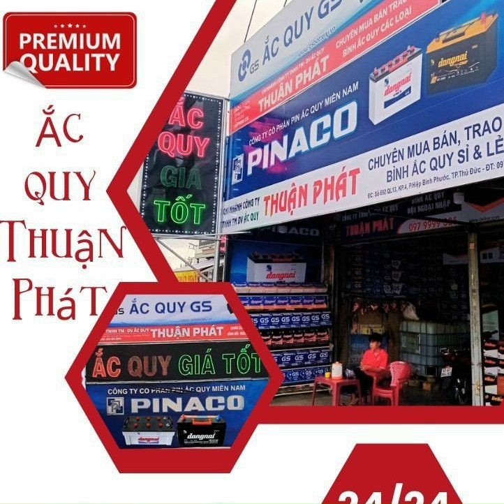 Đại lý ắc quy khu đô thị Vạn Phúc City;