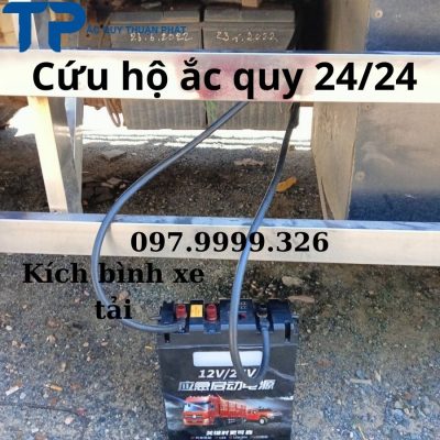 Kích bình ắc quy xe tải tại Thủ đức;