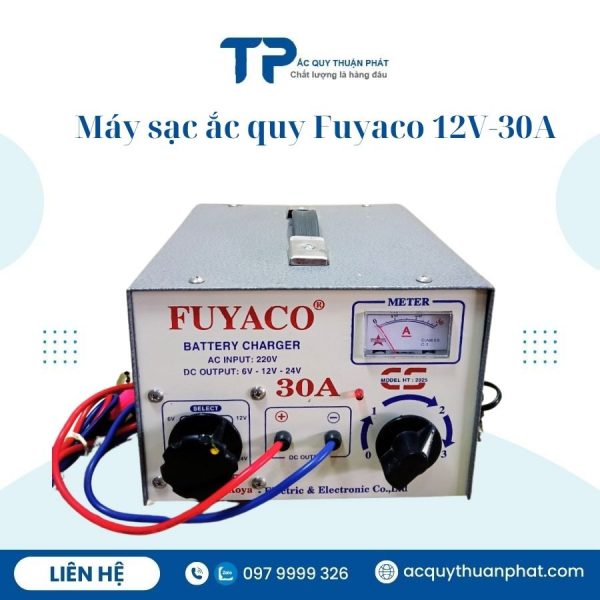 Máy sạc ắc quy Fuyaco 30A;