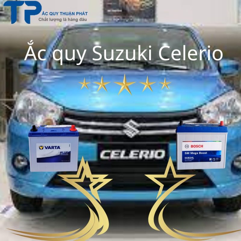 Ắc quy chuyên dùng cho suzuki Celerio