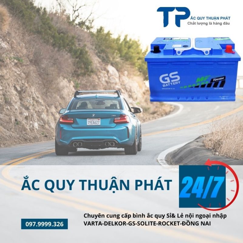 Ắc quy GS MF LN4 DIN80L 12V-80AH giá tốt