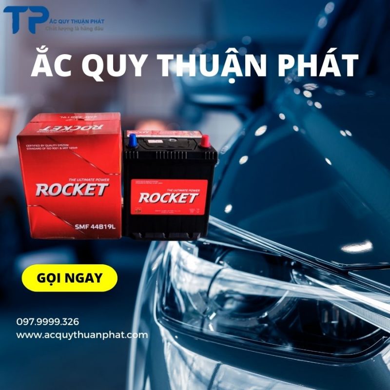 Ắc quy Rocket 44B19L chuyên dùng cho ô tô