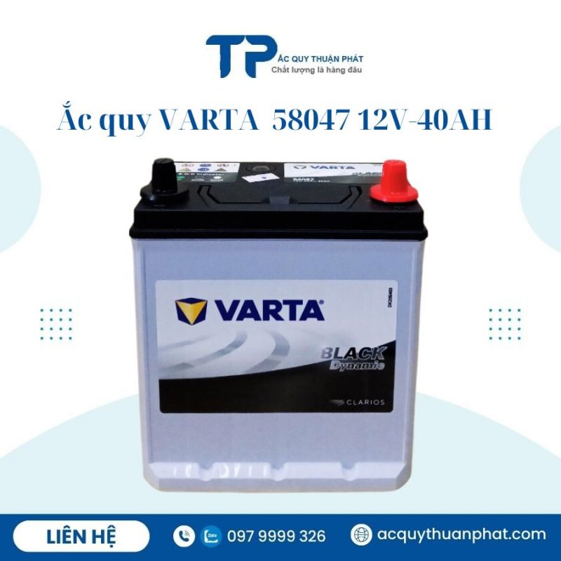 Ắc quy Varta 54087 12V-40AH chính hãng