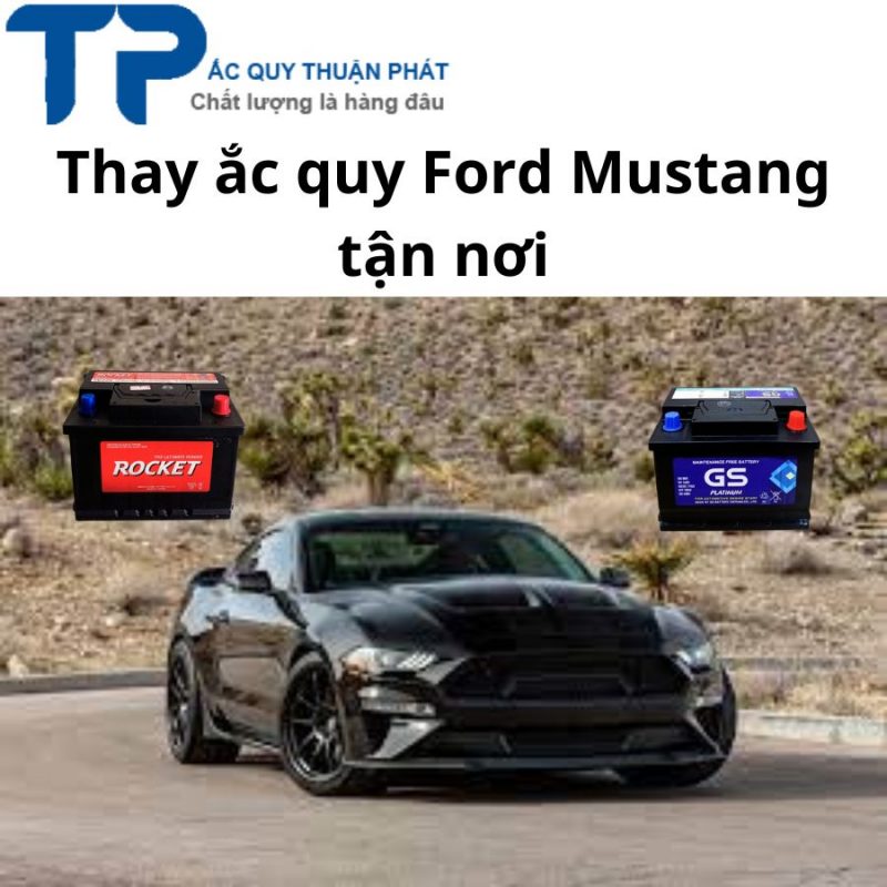 Cứu hộ ắc quy Ford Mustang tận nơi TPHCM