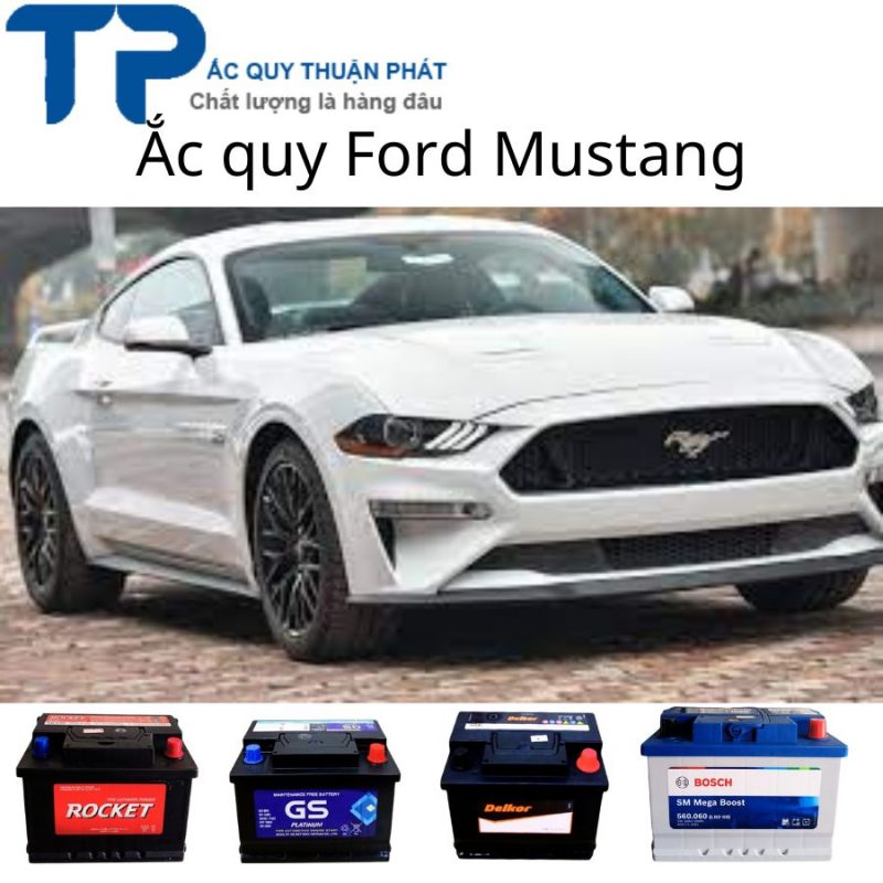 Thay ắc quy Ford Mustang tại nhà TPHCM