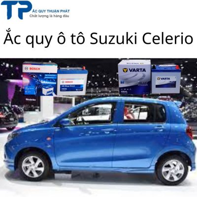 Thay ắc quy ô tô Suzuki Celerio tận nơi TPHCM;