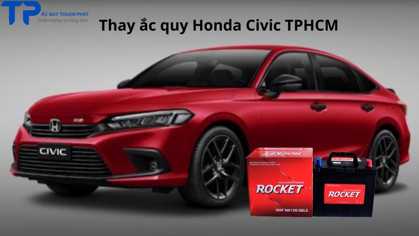 Thay ắc quy Honda Civic tại TPHCM