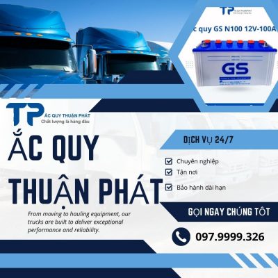 Ắc quy GS chuyên dùng cho xe tải