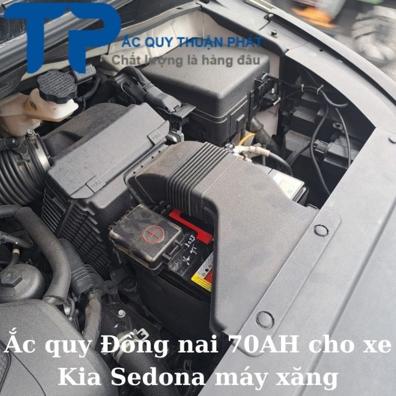 Ắc quy Đồng nai 70AH cho xe kia Sedona máy xăng