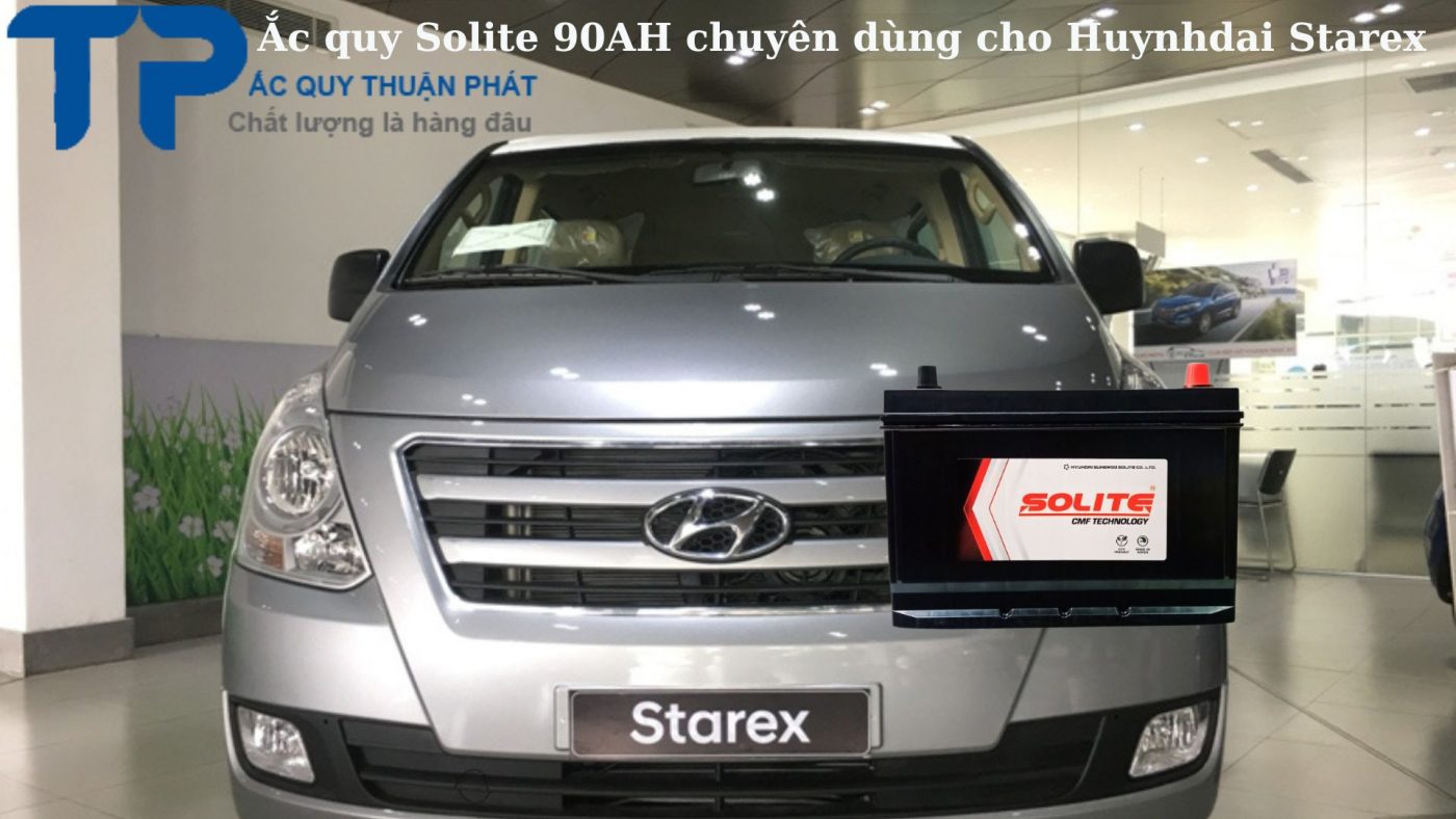 Ắc quy Solite chuyên dùng cho Huynhdai Starex