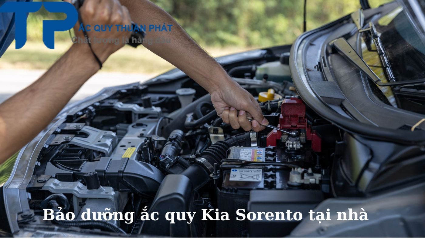 Cách bảo dưỡng ắc quy Kia Sorento tại nhà