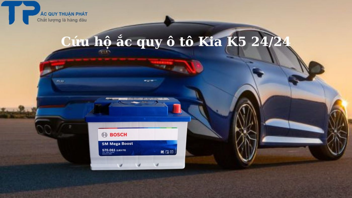 Cứu hộ ắc quy Kia K5 tại TPHCM