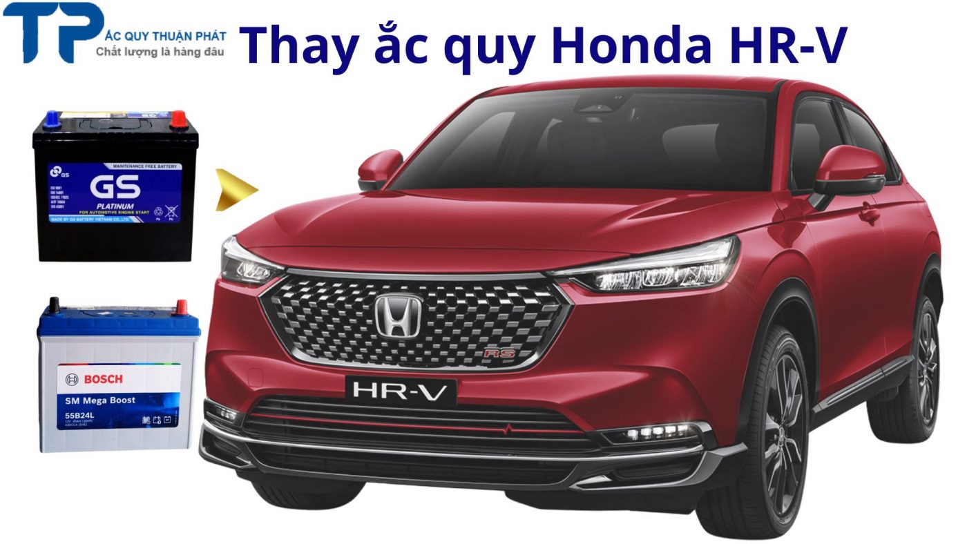 Thay ắc quy ô tô Honda HR-V tại TPHCM;