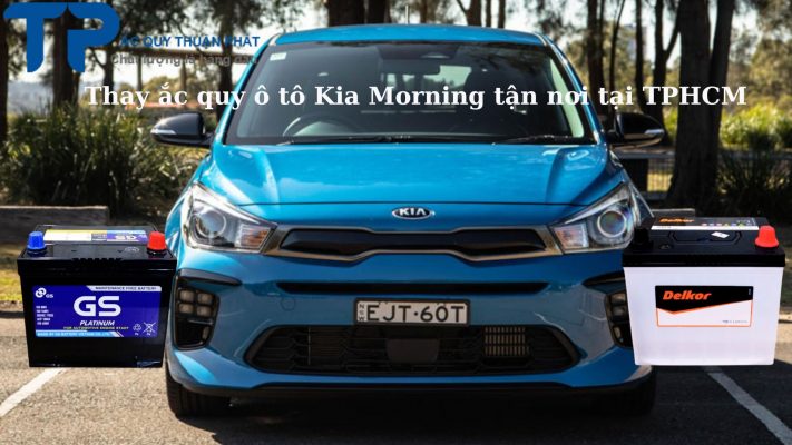 Thay ắc quy ô tô Kia Rio tận nơi tại TPHCM;