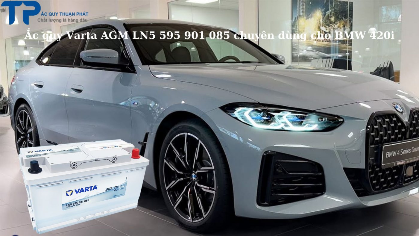 Ắc quy Varta AGM LN5 595901085 12V - 95AH chuyên dùng BMW 420i