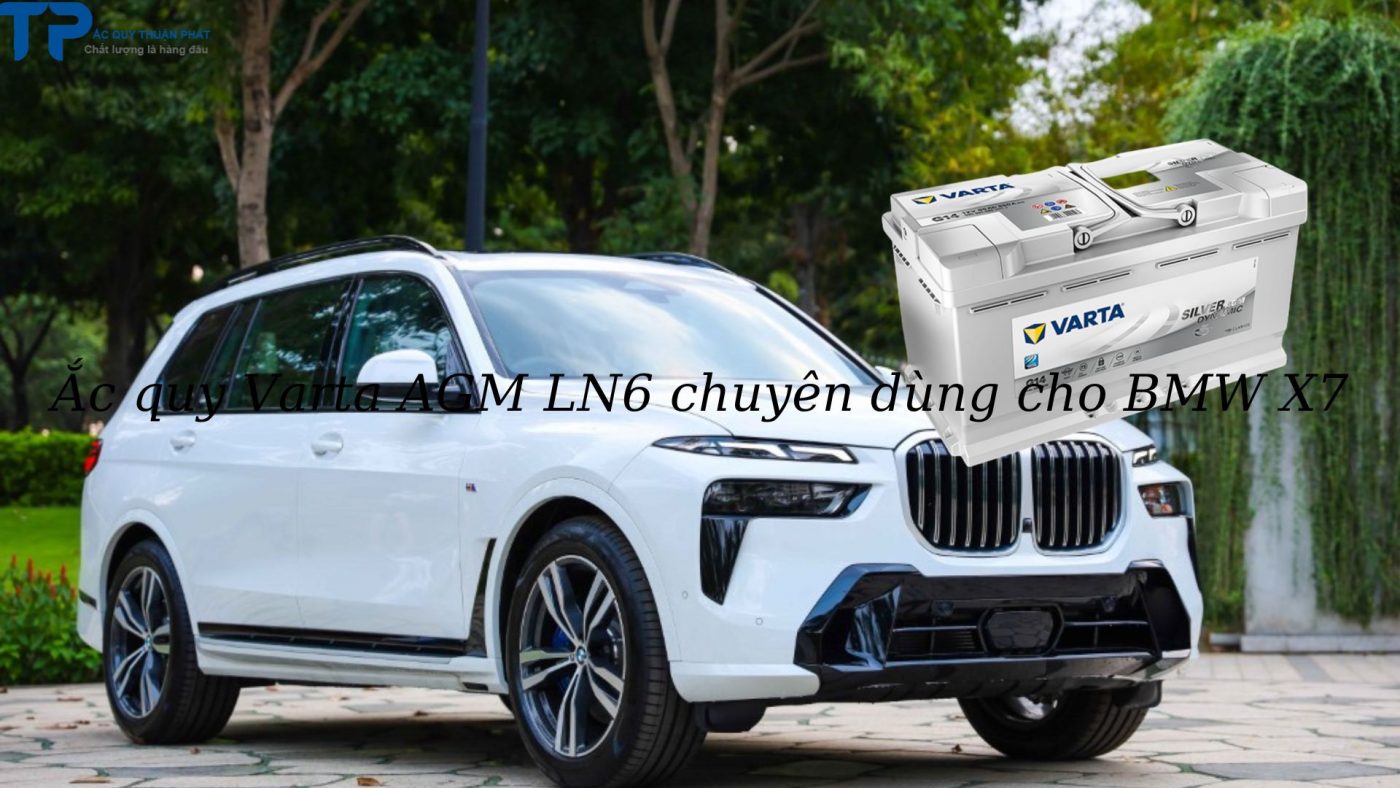 Ắc quy Varta AGM LN6 chuyên dùng cho BMW X7